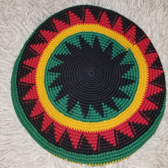 Other Rasta Reggae Jamaican Crochet Knit Bob Marley Hat Poshmark